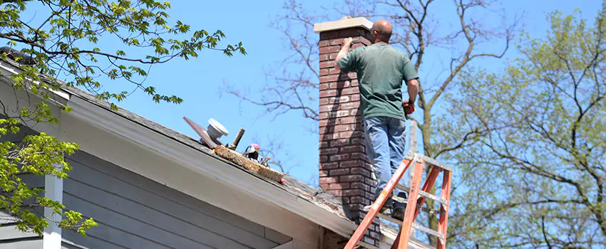Vinyl and PVC Chimney Flashing Installation in Hendersonville, TN