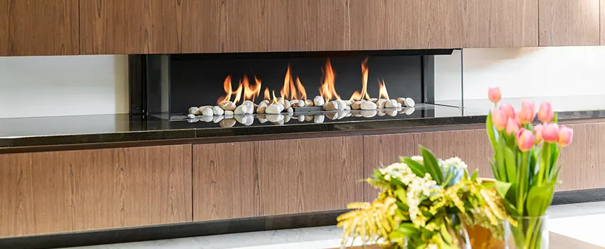Double-height Fireplace Design Refurbishment in Hendersonville, Tennessee