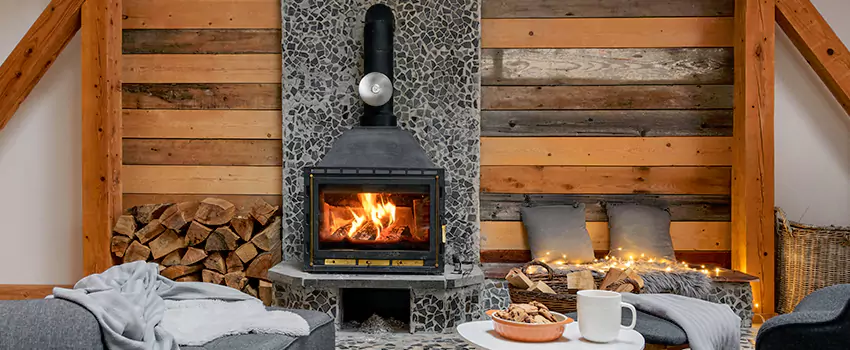 Thelin Hearth Products Direct Vent Gas Stove Fireplace Inspection in Hendersonville, Tennessee